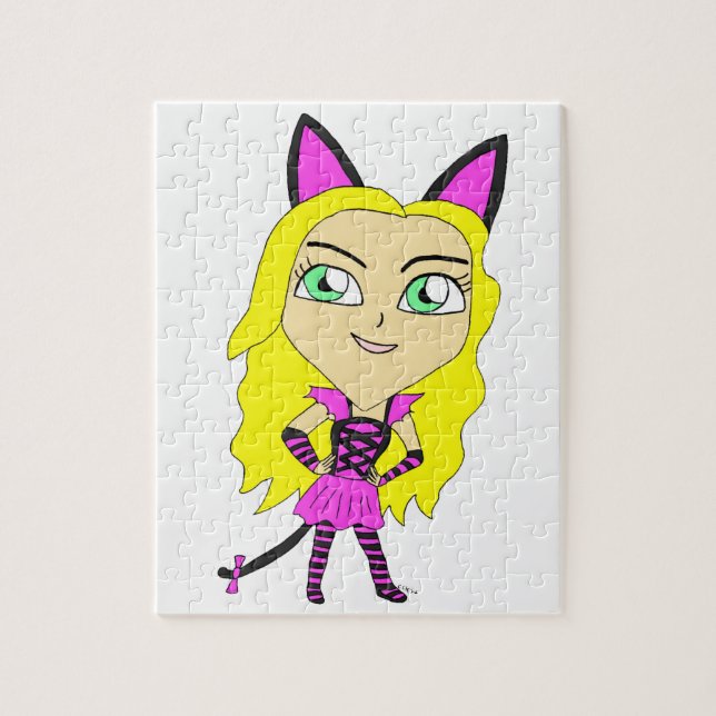 Puzzle chibi gatita (Vertical)
