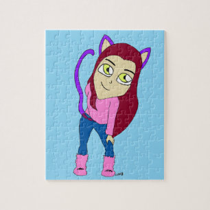 Puzzle chibi gatita 