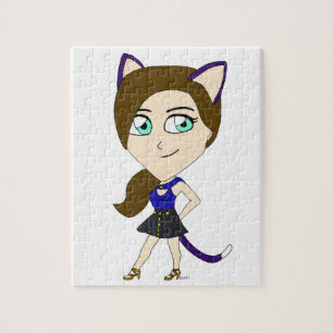 Puzzle chibi gatita 