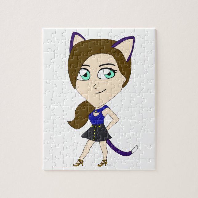 Puzzle chibi gatita  (Vertical)