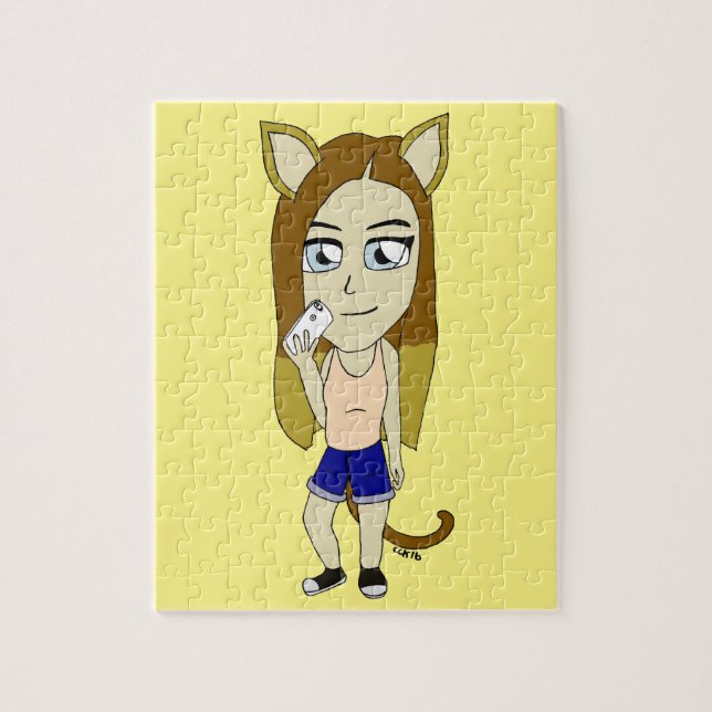 Puzzle Chibi Gatita (Vertical)