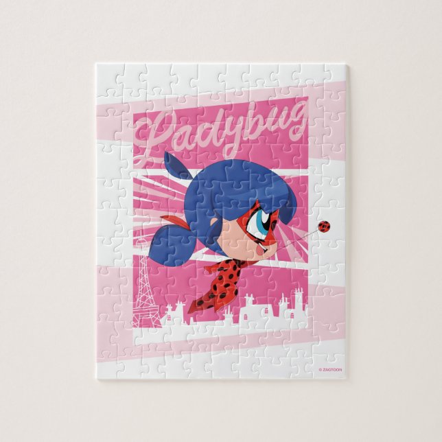 Puzzle Chibi Ladybug en París (Vertical)