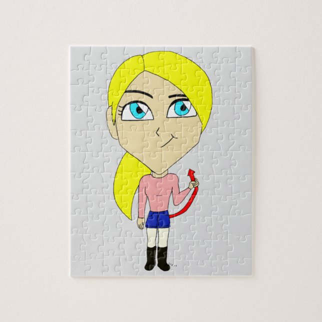 Puzzle chibi "mala" chica (Vertical)