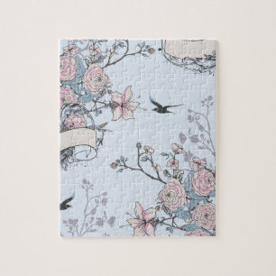 Puzzle chic en tonos pastel