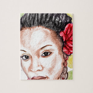 Puzzle Chica africano