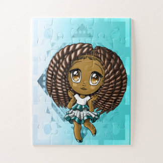 Puzzle Chica afroamericano
