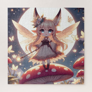 Puzzle Chica anime Pixie Hippie Moon Fairy