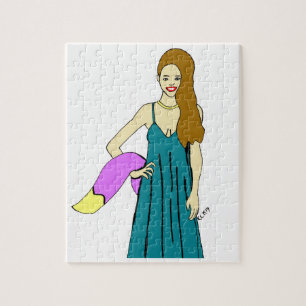 Puzzle chica astuta