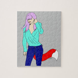 Puzzle chica astuta