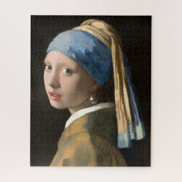 Puzzle Chica con el anillo de perlas - Johannes Vermeer