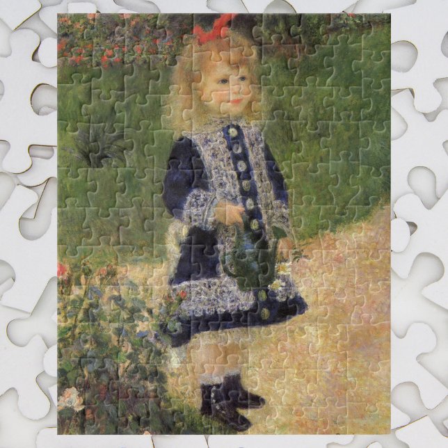 Puzzle Chica con lata de agua de Pierre Renoir (Subido por el creador)