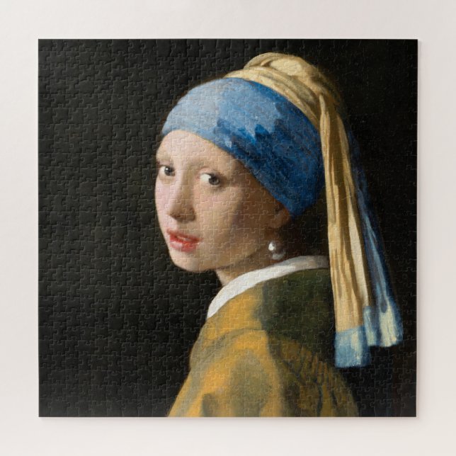 Puzzle Chica con Pearl Earring de Johannes Vermeer (Horizontal)