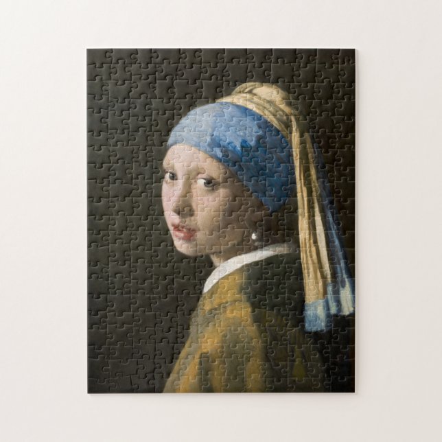 Puzzle Chica con Pearl Earring de Johannes Vermeer (Vertical)
