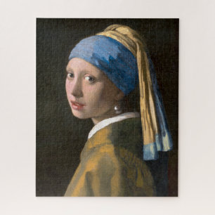 Puzzle Chica con un pendiente de perla Johannes Vermeer