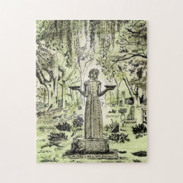Puzzle Chica de aves, Cementerio Bonaventure, Savannah, G