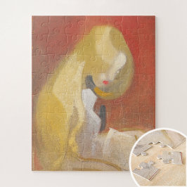 Puzzle Chica de Blonde Hair, Helene Schjerfbeck