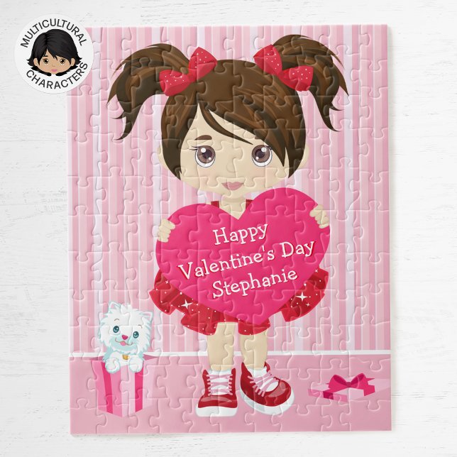 Puzzle Chica de Brunette Valentine (Subido por el creador)