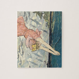 Puzzle Chica de buceo TOP