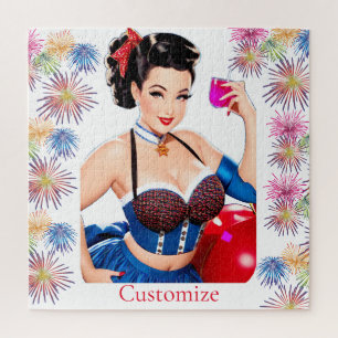Puzzle Chica de fiesta de cóctel Thunder_Cove