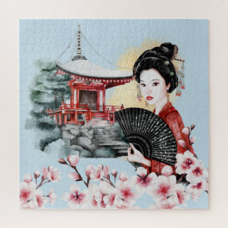 Puzzle Chica de la Pagoda Geisha