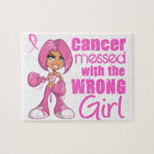 Puzzle Chica de Lucha contra el Cáncer de Mama 1