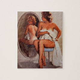 Puzzle Chica de Pinup Retro Sun Tan