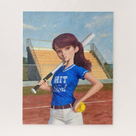Puzzle Chica de Softball