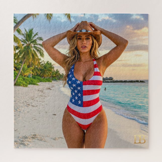 Puzzle CHICA de sueño de EE.UU. 1 (Vertical)