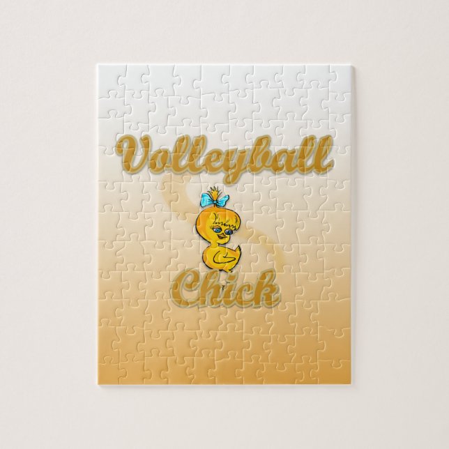 Puzzle Chica de voleibol (Vertical)