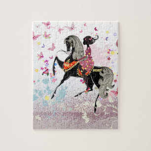 Puzzle Chica del caballo