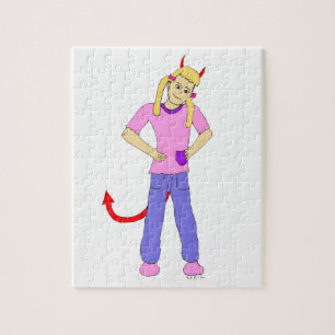 Puzzle chica diablo
