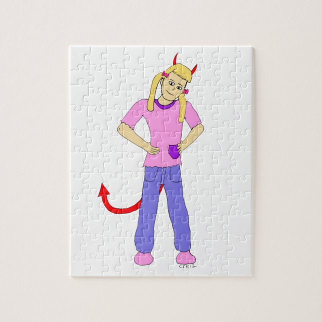 Puzzle chica diablo (Vertical)