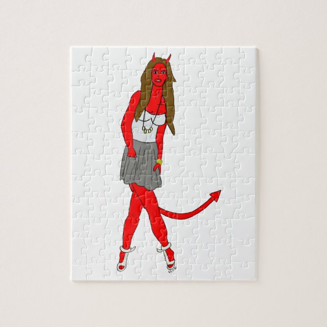 Puzzle chica diablo (Vertical)