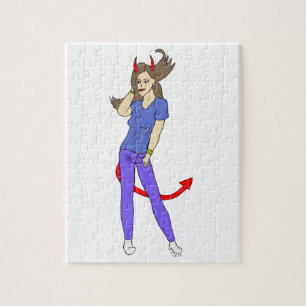 Puzzle chica diablo  