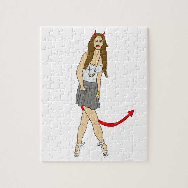 Puzzle chica diablo (Vertical)