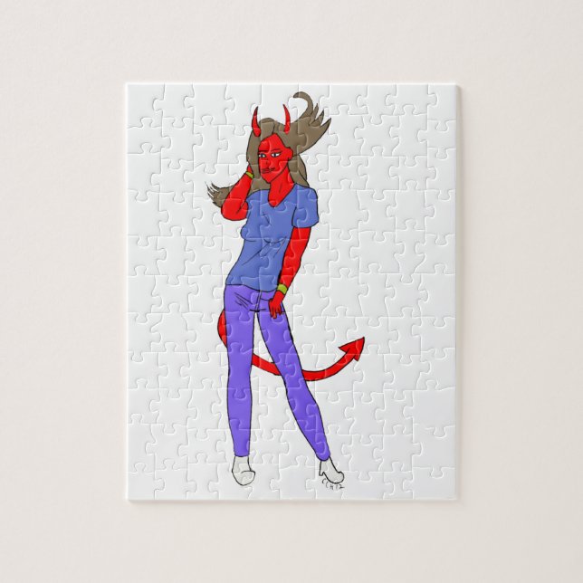 Puzzle chica diablo (Vertical)
