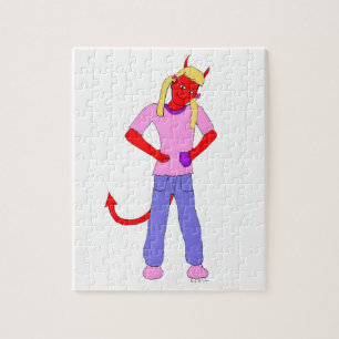 Puzzle chica diablo