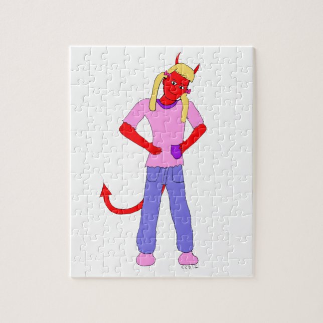 Puzzle chica diablo (Vertical)