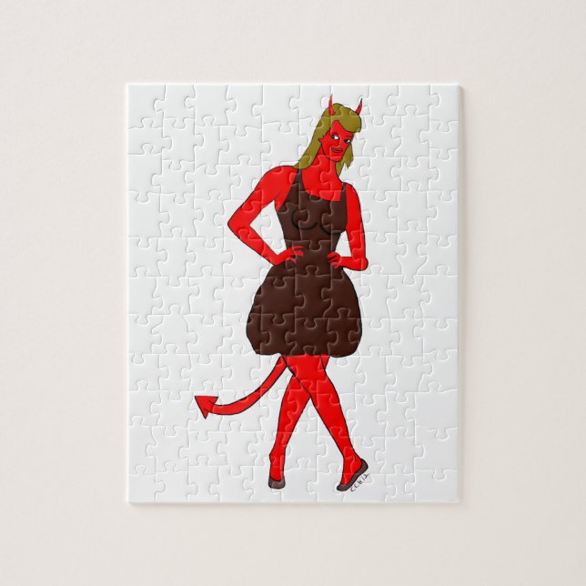 Puzzle chica diablo (Vertical)