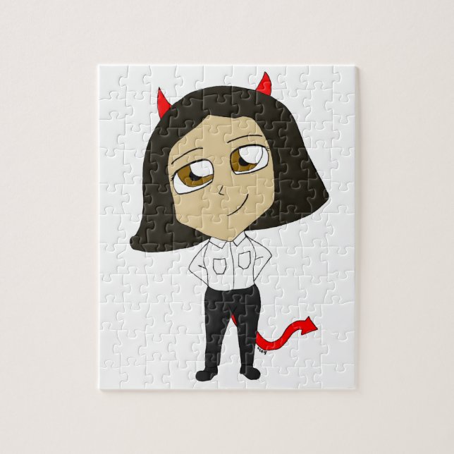 Puzzle chica diablo chibi (Vertical)