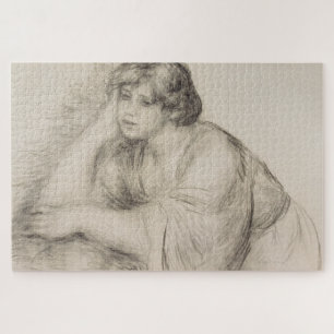 Puzzle Chica en sesión (por Pierre-Auguste Renoir)