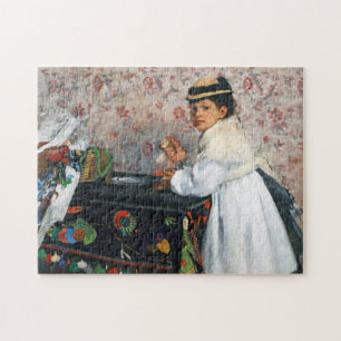 Puzzle Chica en un Gorra, Edgar Degas