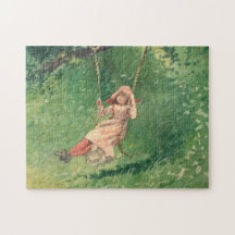 Chica en un Swing (Infancia Rural) (Hogar Winslow)