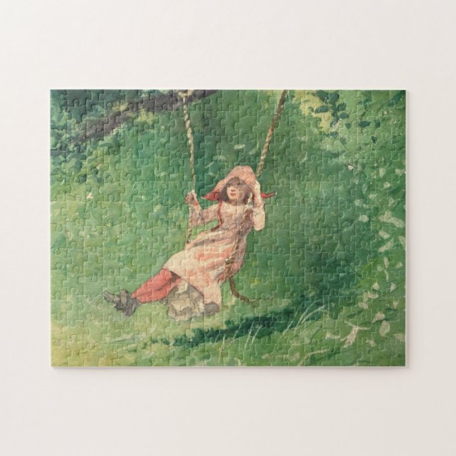 Puzzle Chica en un Swing (Infancia Rural) (Hogar Winslow) (Horizontal)