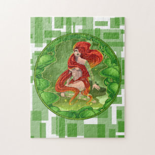 Puzzle Chica irlandés
