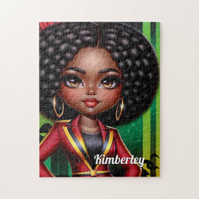 Puzzle Chica negro afroamericano (Vertical)