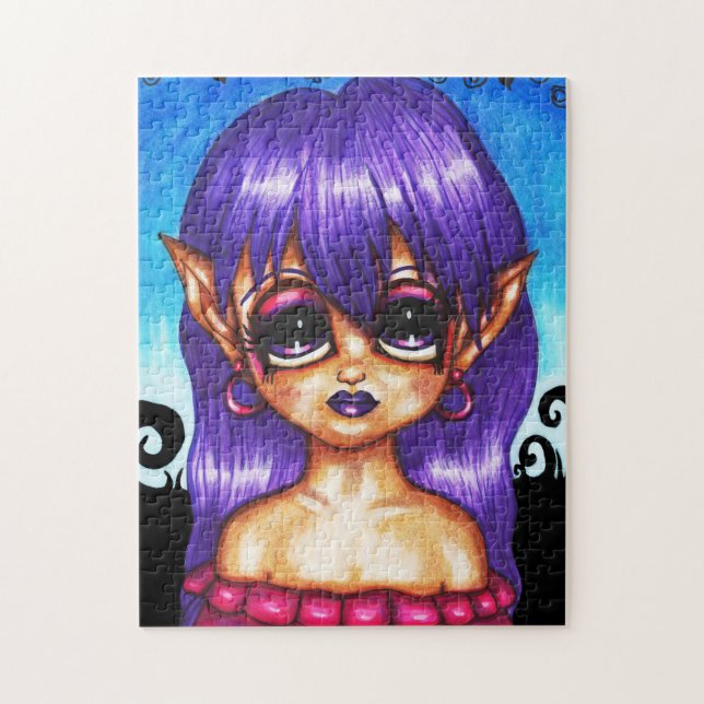 Puzzle Chica original de Fantasy Gypsy Elf (Vertical)