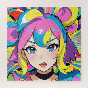 Puzzle Chica pop de anime