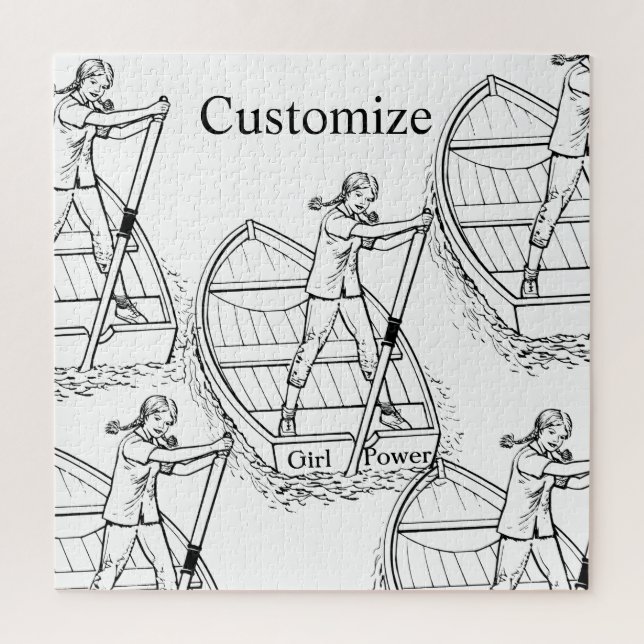 Puzzle Chica Power Sculling Boat Thunder_Cove (Vertical)