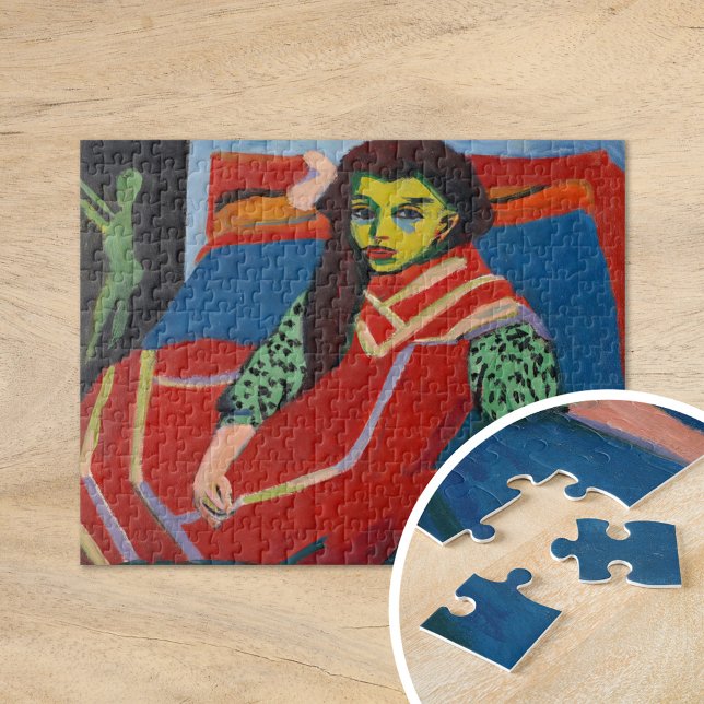 Puzzle Chica sentado | Ernst Ludwig Kirchner (Subido por el creador)
